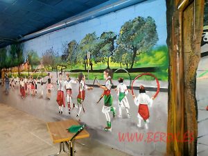 Pintura Mural Decorativa Festes Populars 300x100000